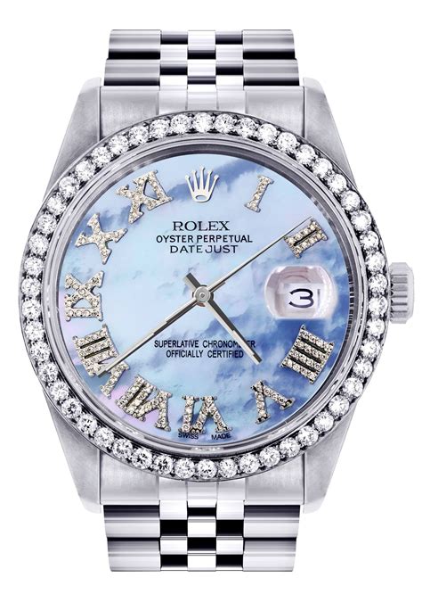 rolex blue mother of pearl|Rolex 2022 release Datejust 36.